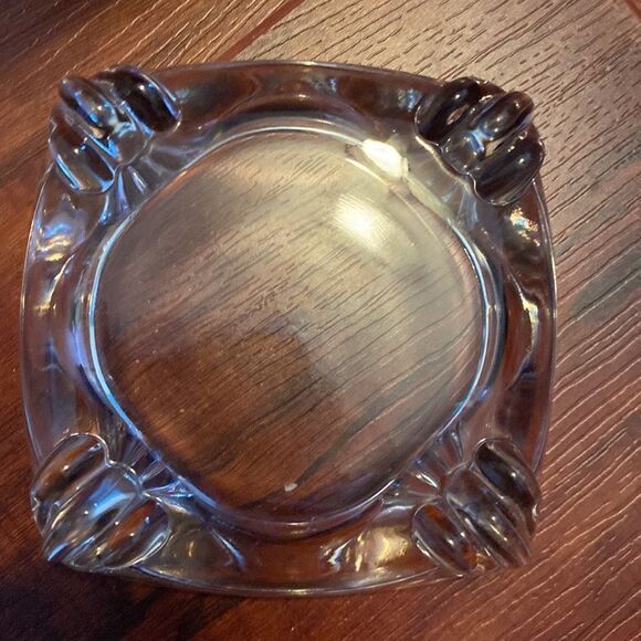 Vintage Crystal Ashtray - Picture 4 of 5
